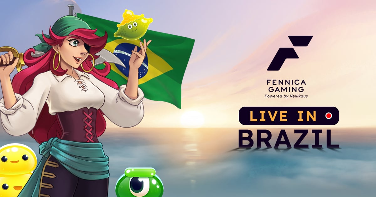 Game figures that will be launched in Brazil with a Brazilian flag
